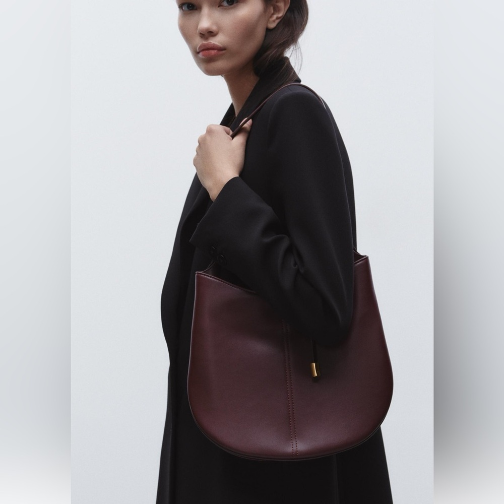 Zara NWT Bucket shoulder Bag - Picture 2 of 5